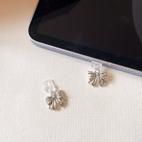 Silver Bow Kindle Charm | Dust Plug Charms