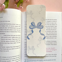 Pretty Girls Bow Bookmark Set | Double-Sided Bookmarks
