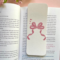 Pretty Girls Bow Bookmark Set | Double-Sided Bookmarks