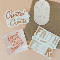 Rooted in Christ Vinyl Sticker