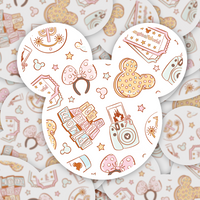 Small World Mouse Ears Vinyl Sticker