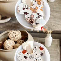 Halloween Pumpkin & Ghosts Tumbler Topper Magical Mouse Ears | Tumbler Accessories