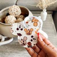 Halloween Pumpkin & Ghosts Tumbler Topper Magical Mouse Ears | Tumbler Accessories