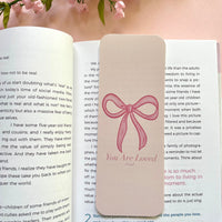 Coquette Bow Bookmark Set | Double-Sided Bookmarks