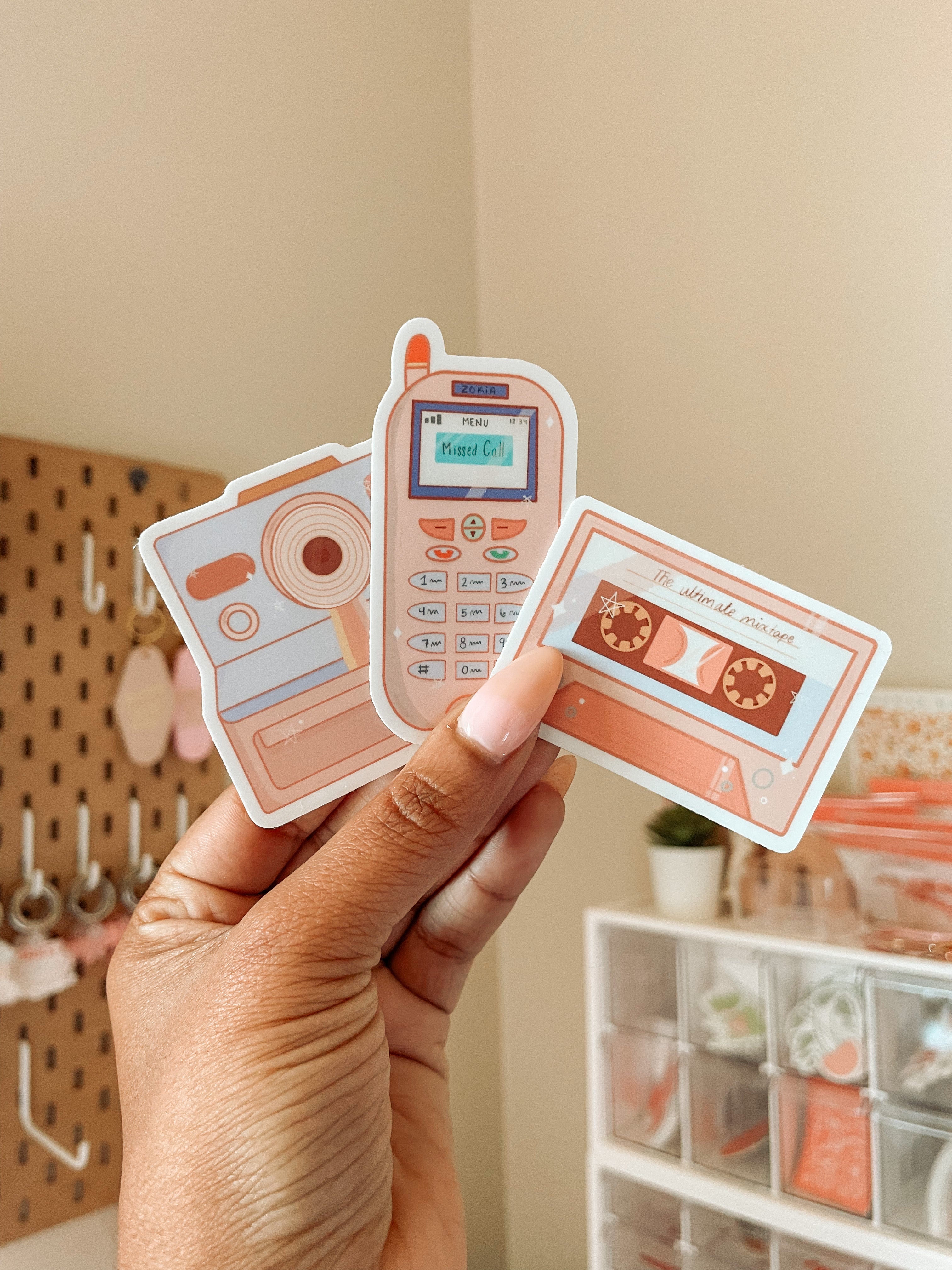 polaroid sticker camera 90s