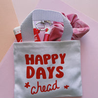 Happy Days Ahead Mini Canvas Tote Bag