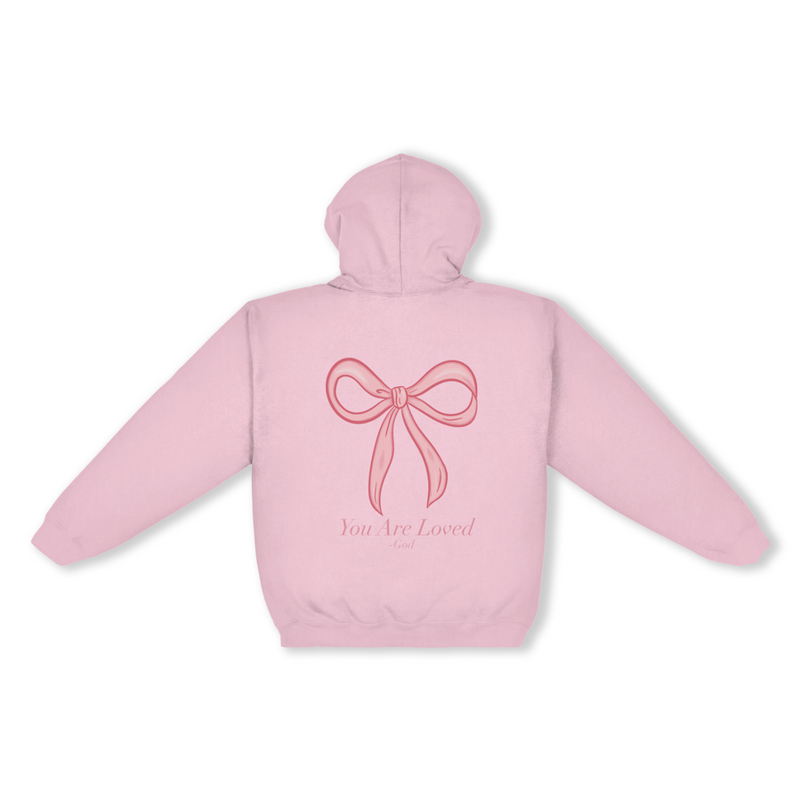 You Are Loved Bow Hoodie