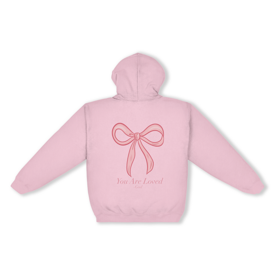 NEW! You Are Loved Bow Hoodie