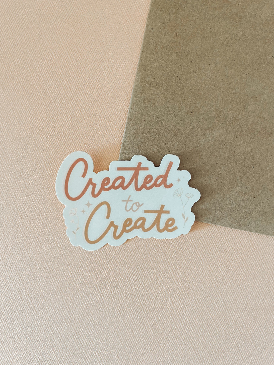 Created to Create Vinyl Sticker