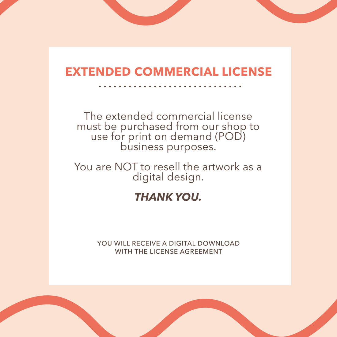 Extended Commercial License | Digital Download