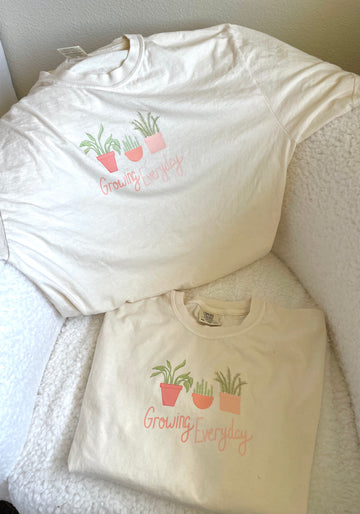 Growing Everyday Oversized Graphic Tee