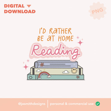 I'd rather be at home Reading | Digital Download