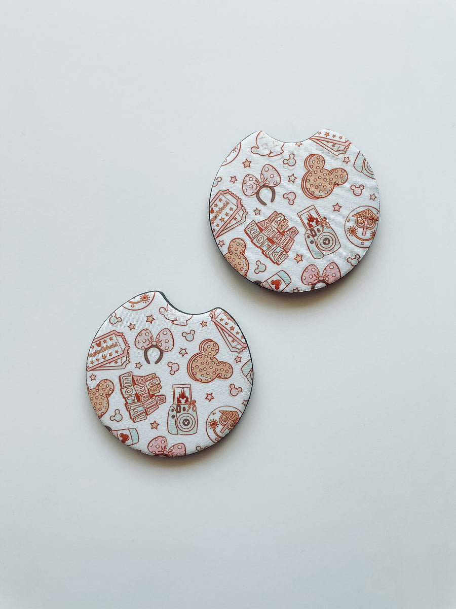 small world coaster for car, car accessories