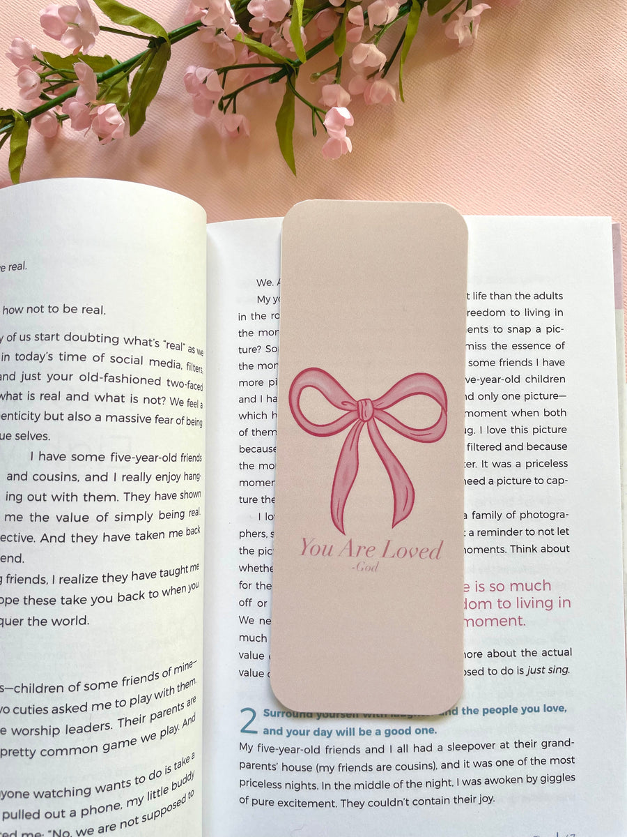 Coquette Bow Bookmark Set | Double-Sided Bookmarks