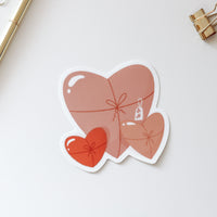 Heart Presents Vinyl Sticker