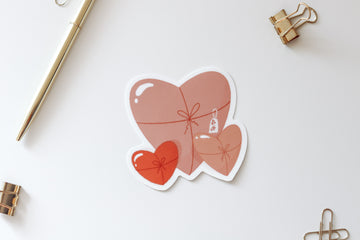 Heart Presents Vinyl Sticker