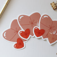 Heart Presents Vinyl Sticker