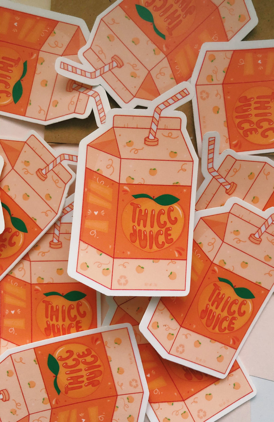 Thicc Juice Vinyl Sticker