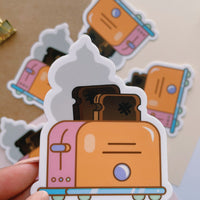 Toaster Sticker | Burnt Toast