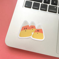 Candy Corn Vinyl Sticker