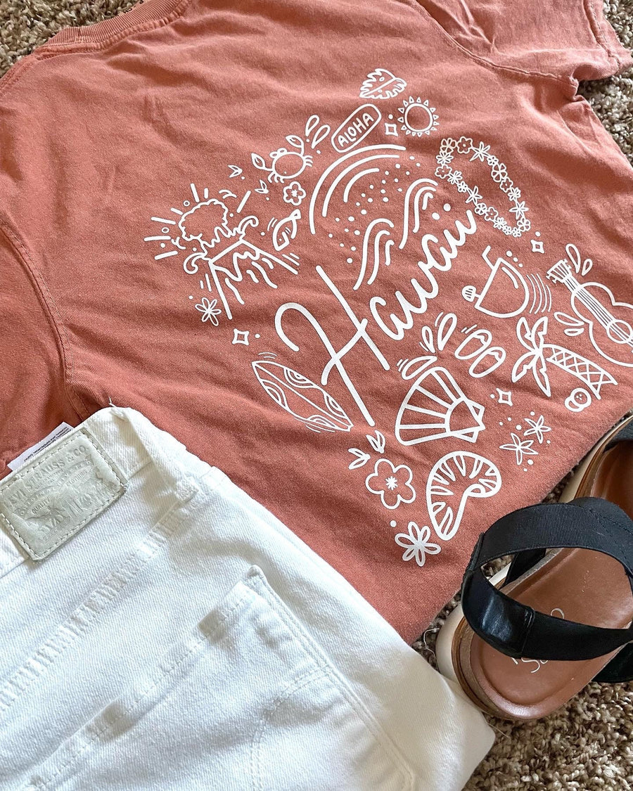 Hawaii Shirt | Hawaii T-shirt, Minimalist Shirt | Beach Shirt