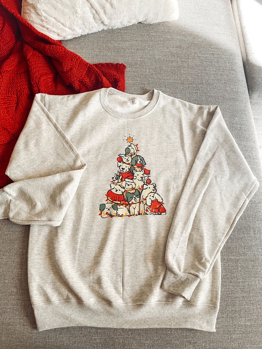 NEW! Doggie Christmas Tree Sweatshirt