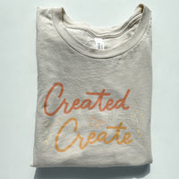 NEW! Created to Create T-shirt | Makers T-shirt