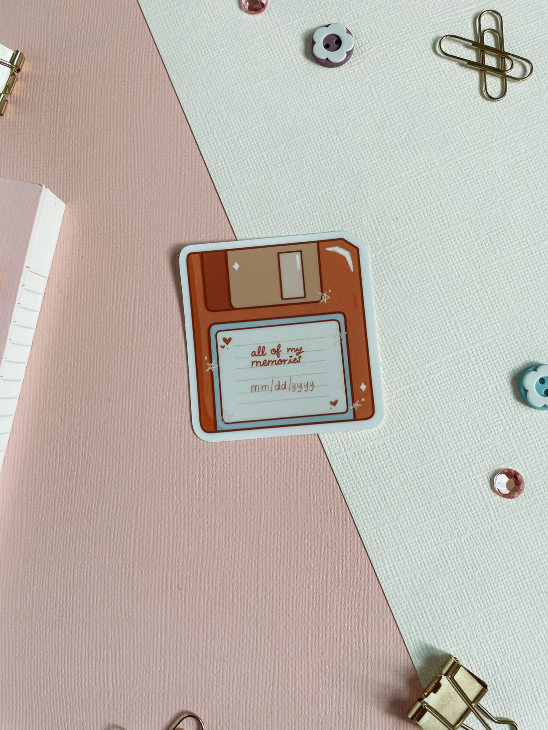 90s Floppy Disk Vinyl Sticker Pack – jasmithdesigns