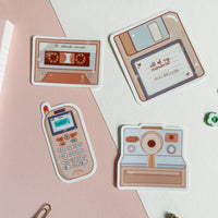 90s Polaroid Camera Vinyl Sticker