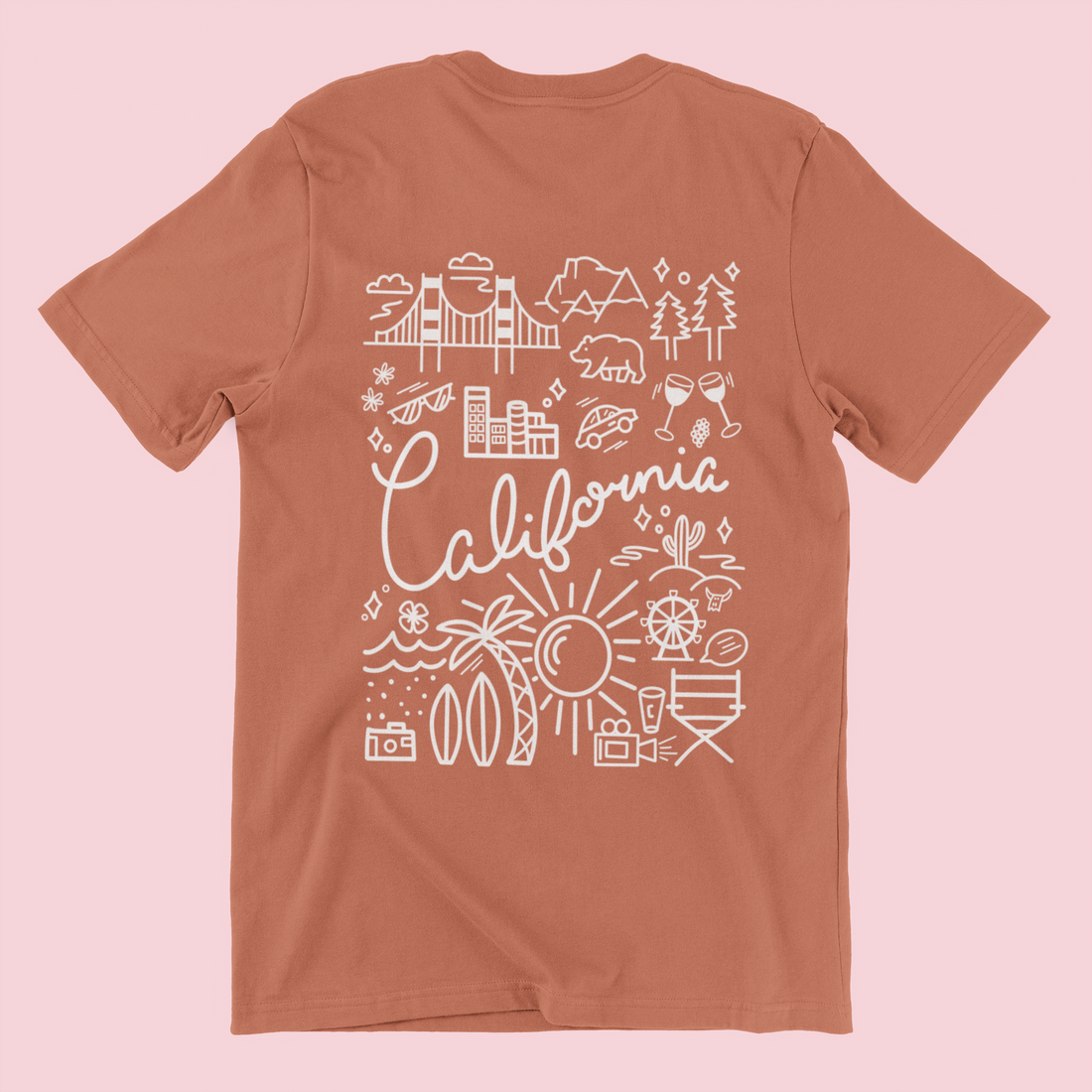 California Oversized Graphic Tee