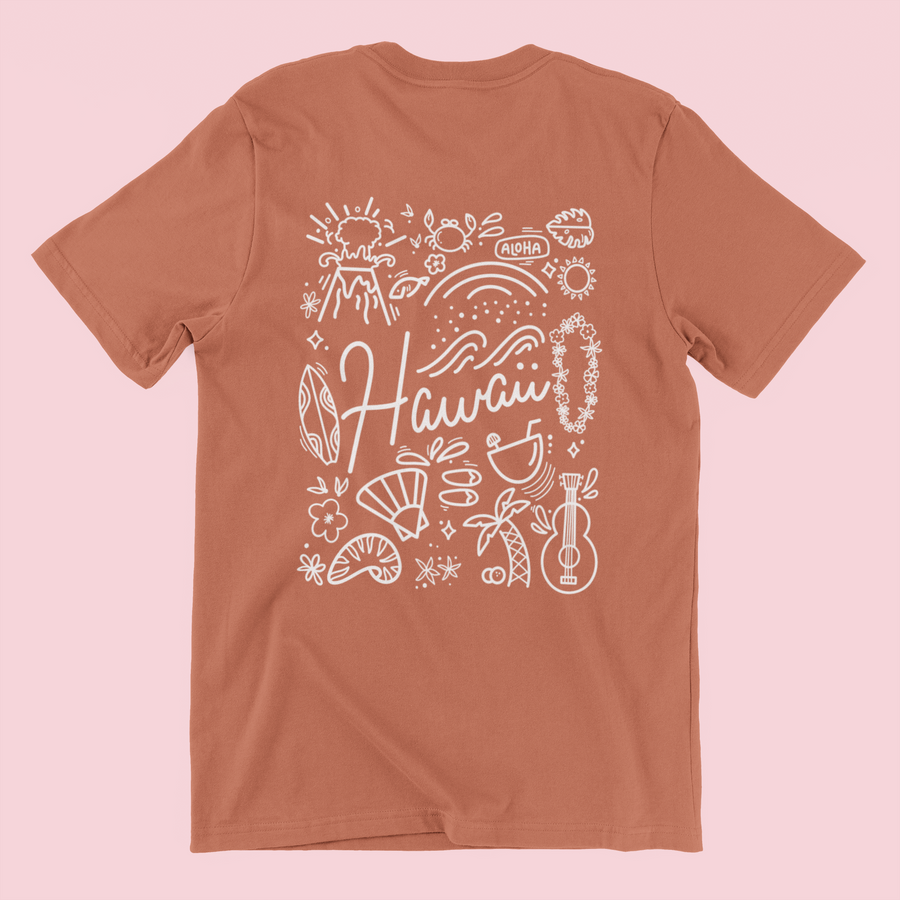 Hawaii Oversized Graphic Tee
